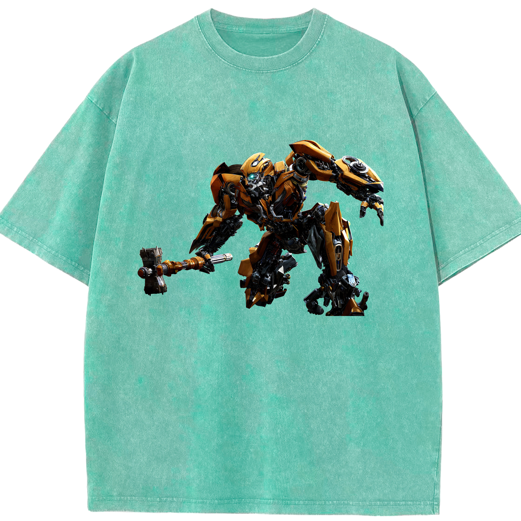 （画像用） Transformers トランスフォーマー 綿100% ヴィンテージ風 半袖Tシャツ（フロントプリント）